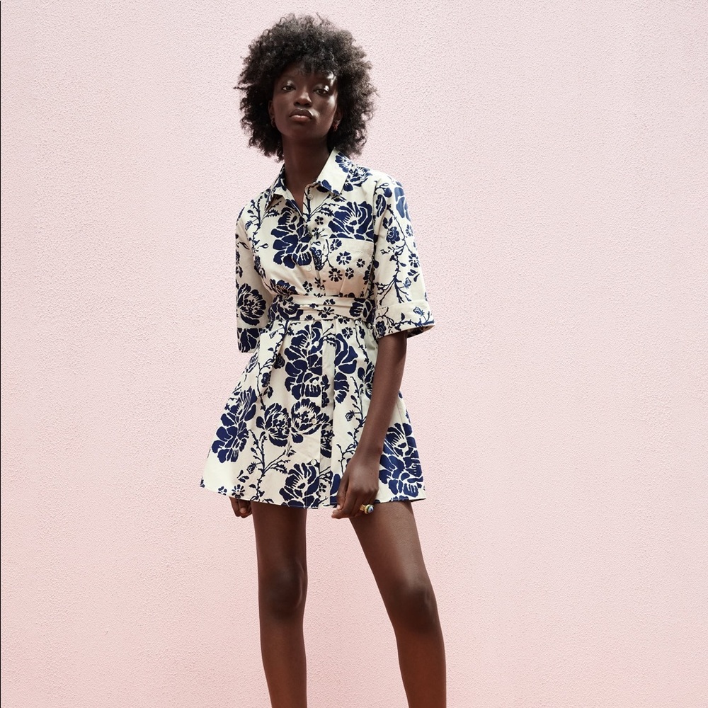 Zara FLORAL PRINT DRESS